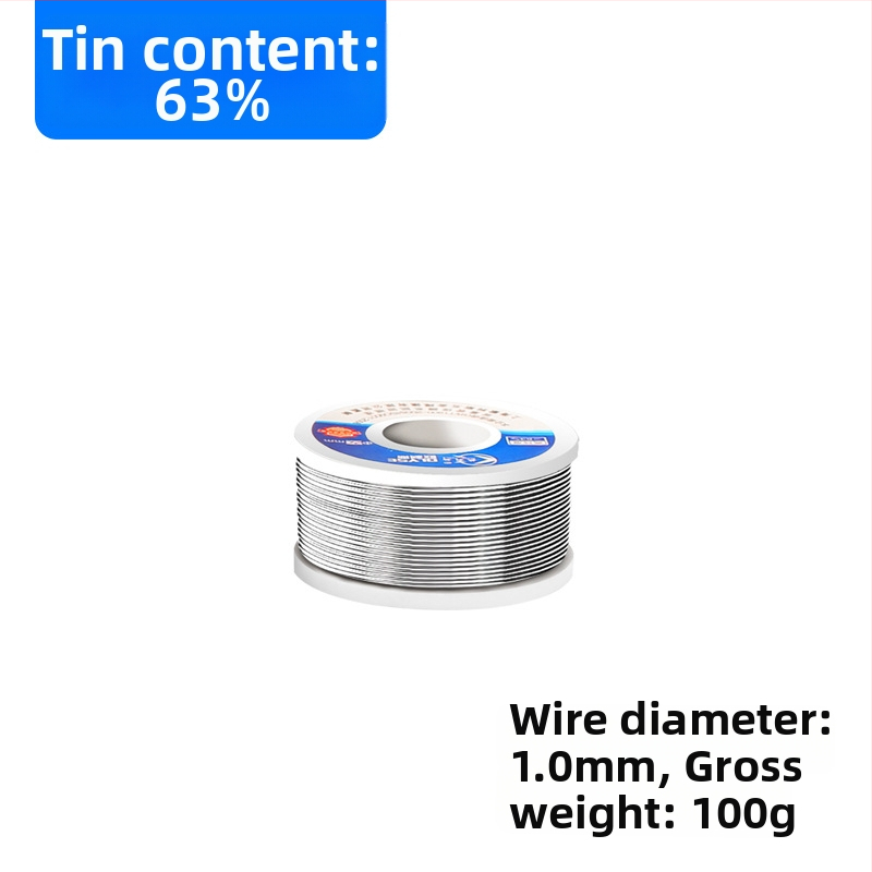 Spájkovacia struna s jadrom zo rosin, priemer 1,0/2,0 mm, vysoká aktivita cínu