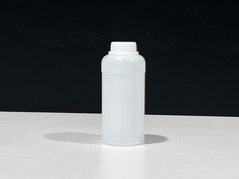 HDPE műanyag kerek ragasztóflakon fedéllel és belső dugóval, zárt adagolóflakon folyadékokhoz