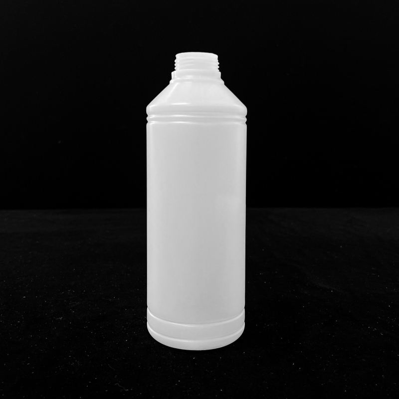 HDPE műanyag kerek ragasztóflakon fedéllel és belső dugóval, zárt adagolóflakon folyadékokhoz