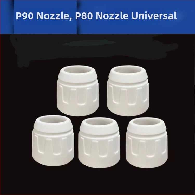 P80 porcelánová ochranná krytka trysky pre plazmový rezací stroj Panasonic P80 LGK100/120