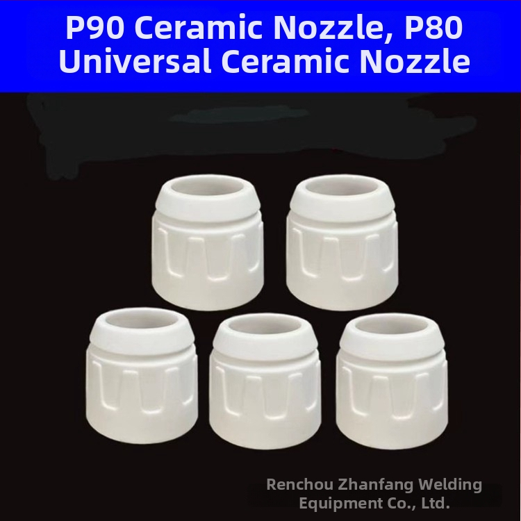 P80 porcelánová ochranná krytka trysky pre plazmový rezací stroj Panasonic P80 LGK100/120