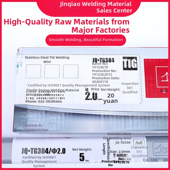 Nerezová oceľová drôt pre argónový oblúkový zváranie, Golden Bridge Welding, triedy 304, 308, 309 a 316L, priemery 2.0, 2.5 a 3.2 mm