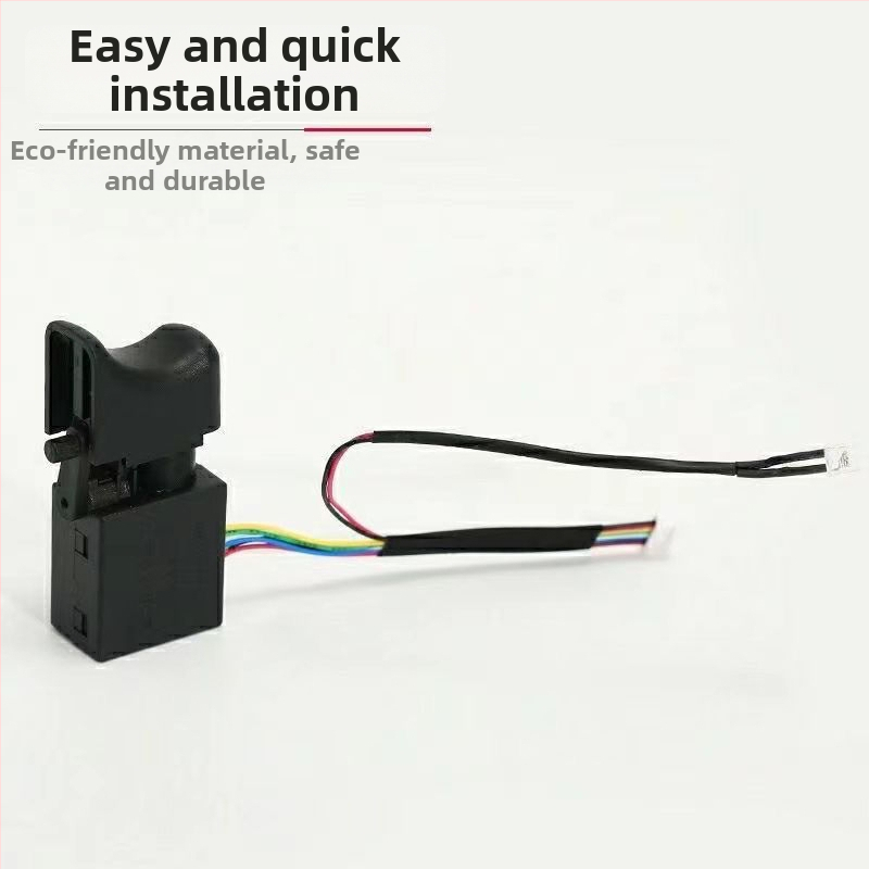 Bezkartáčový spínač pre kladivovú vŕtačku, 8 alebo 9 vodičov, univerzálny typ, nový model
