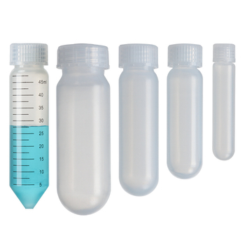 Átlátszó centrifugális cső csavaros kupakkal, 10 ml, 16 ml, 28 ml, 30 ml és 50 ml, szivárgásmentes kialakítás