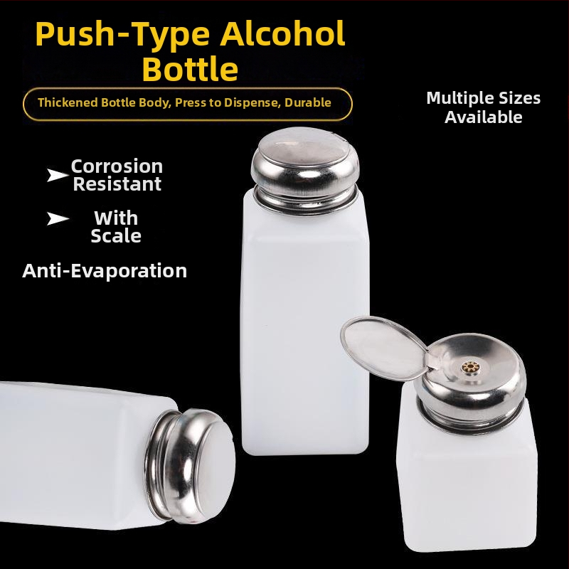 Welder plastové antistatické fľaše na alkohol s tlakovým uzáverom, 100/200/250 ml