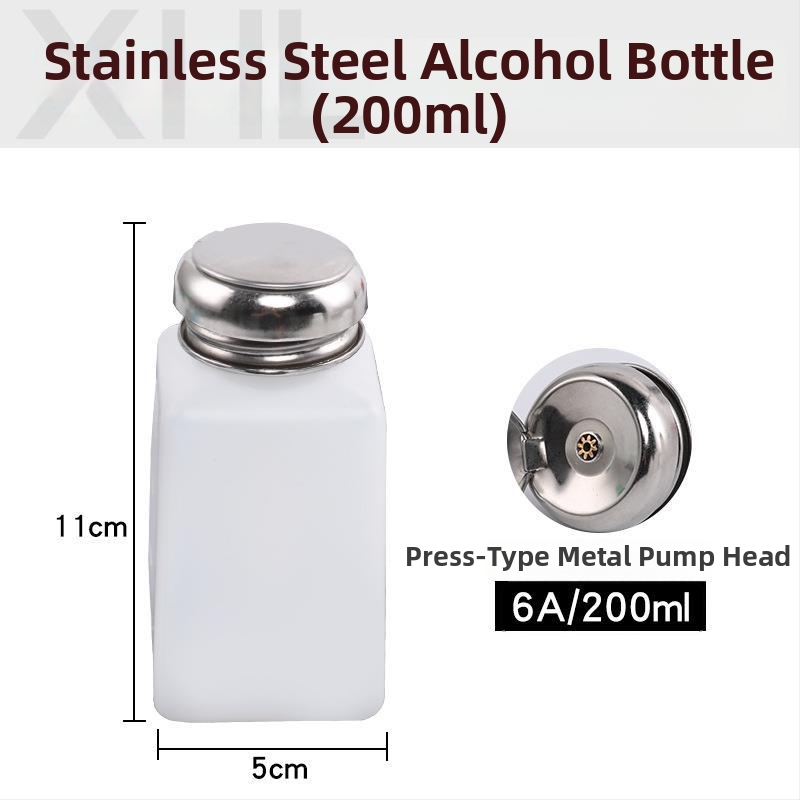 Welder plastové antistatické fľaše na alkohol s tlakovým uzáverom, 100/200/250 ml
