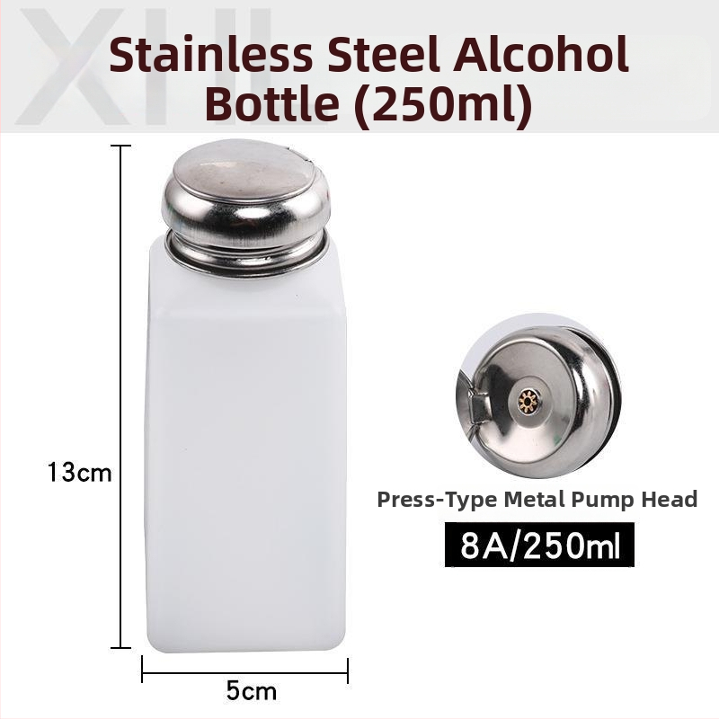 Welder plastové antistatické fľaše na alkohol s tlakovým uzáverom, 100/200/250 ml