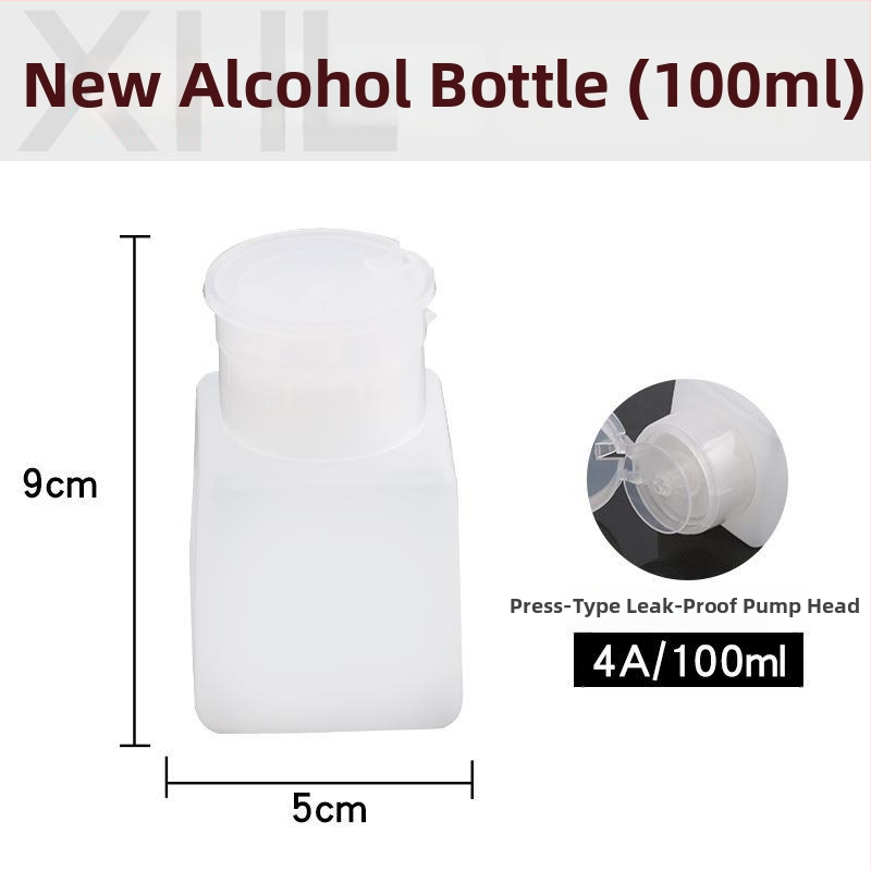Welder plastové antistatické fľaše na alkohol s tlakovým uzáverom, 100/200/250 ml