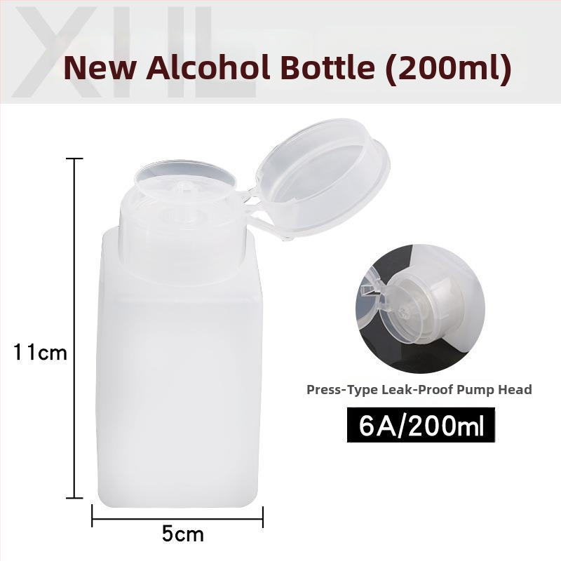 Welder plastové antistatické fľaše na alkohol s tlakovým uzáverom, 100/200/250 ml