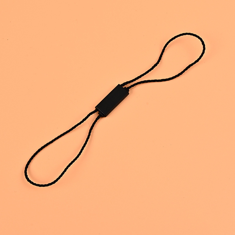 Šarena šnúr za oznake, poliesterski lanyard s kugličnom glavom, jednokratno umetanje, za kružne i kvadratne otvore