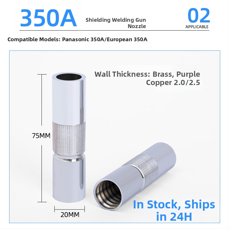 Meďová ochranná tryska pre Panasonic zváračku, zváranie s ochranným plynom, kompatibilné s 200A/350A/500A