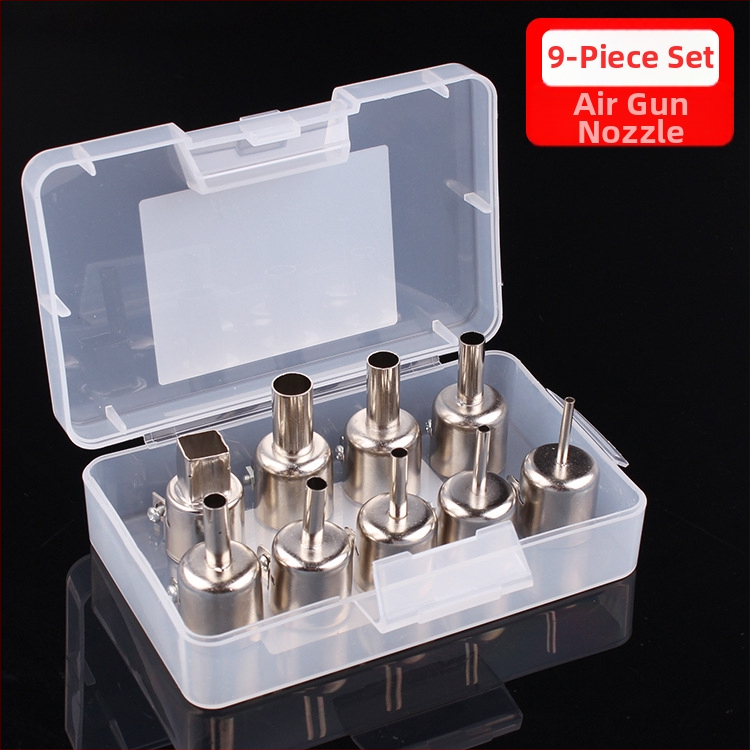 850 teplovzdušný pištoľ – univerzálna tryska pre desoldering stanicu, okrúhla tryska 858D, kompatibilná s BGA