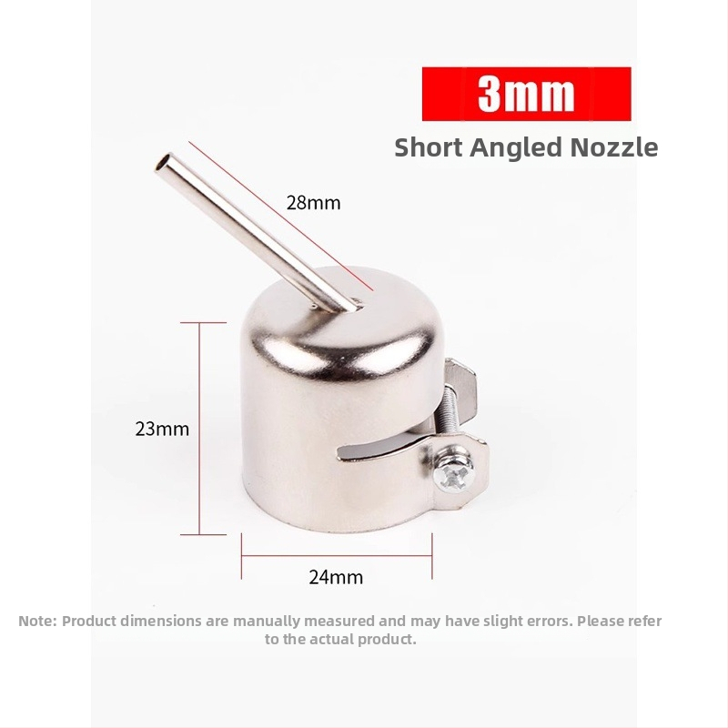 850 teplovzdušný pištoľ – univerzálna tryska pre desoldering stanicu, okrúhla tryska 858D, kompatibilná s BGA
