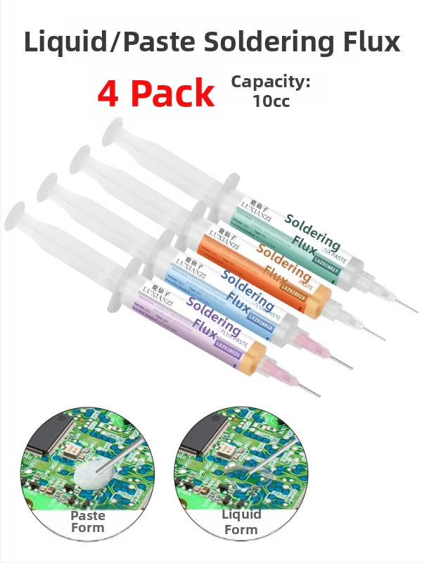 Deer Fairy striekačkový fluks a spájkovacia pasta pre opravy mobilných telefónov – bez čistenia, rosin, spájkovací olej, demontáž a montáž