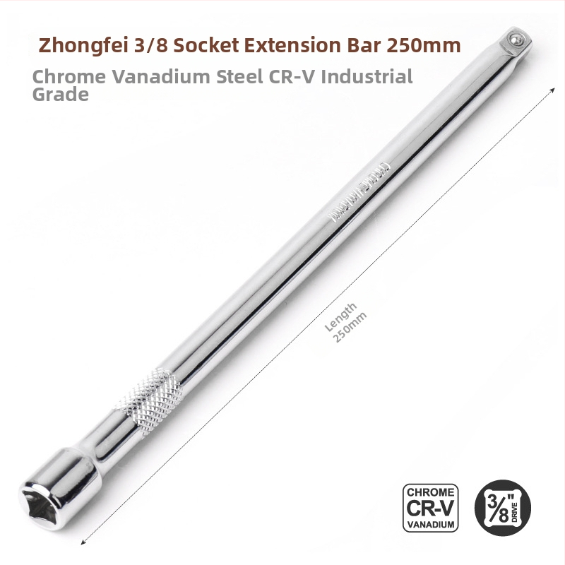 3/8-palcová predĺžená tyč pre ratchet wrench, dlhá predĺžená tyč, príslušenstvo k nástrčnému kľúču