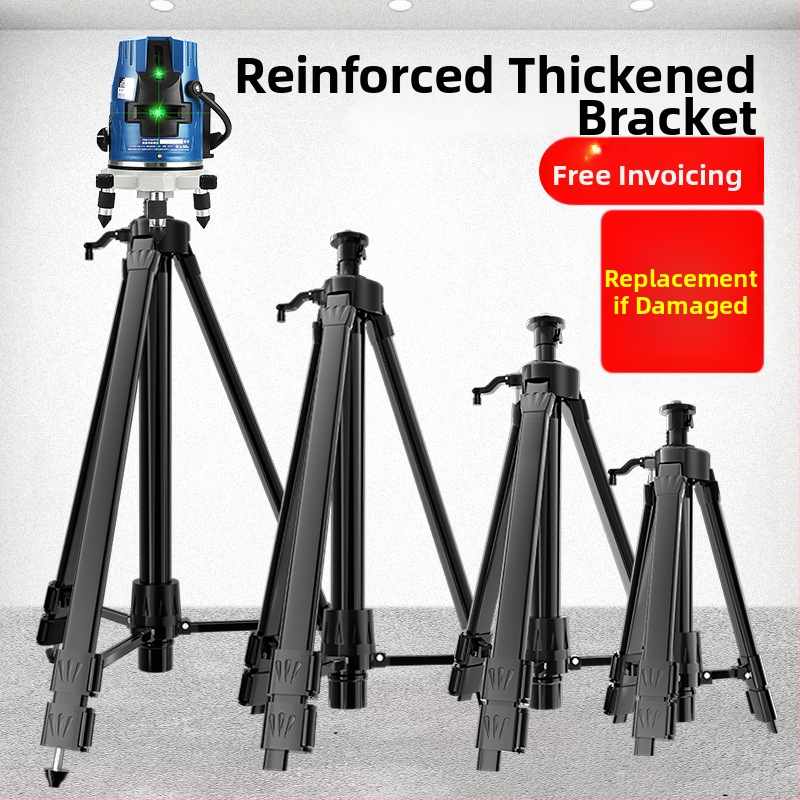 Teleskopický tripod pre niveliáciu so vysúvacou tyčou, držiak pre laserový nivelačný prístroj a infračervená podpora