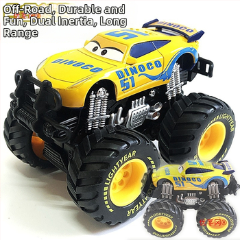 Off-road detské kovové auto – statický závodný model, McQueen