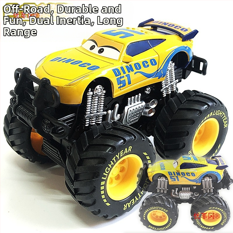 Off-road detské kovové auto – statický závodný model, McQueen