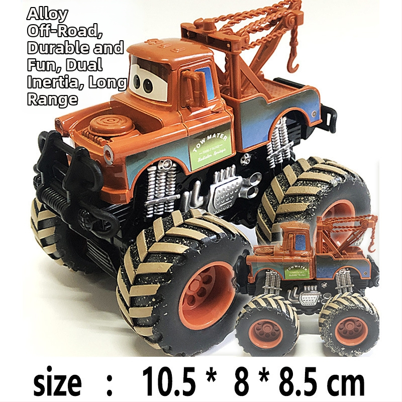 Off-road detské kovové auto – statický závodný model, McQueen