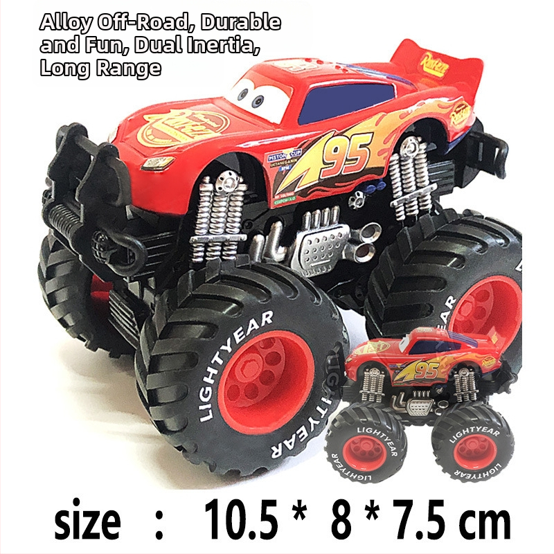 Off-road detské kovové auto – statický závodný model, McQueen