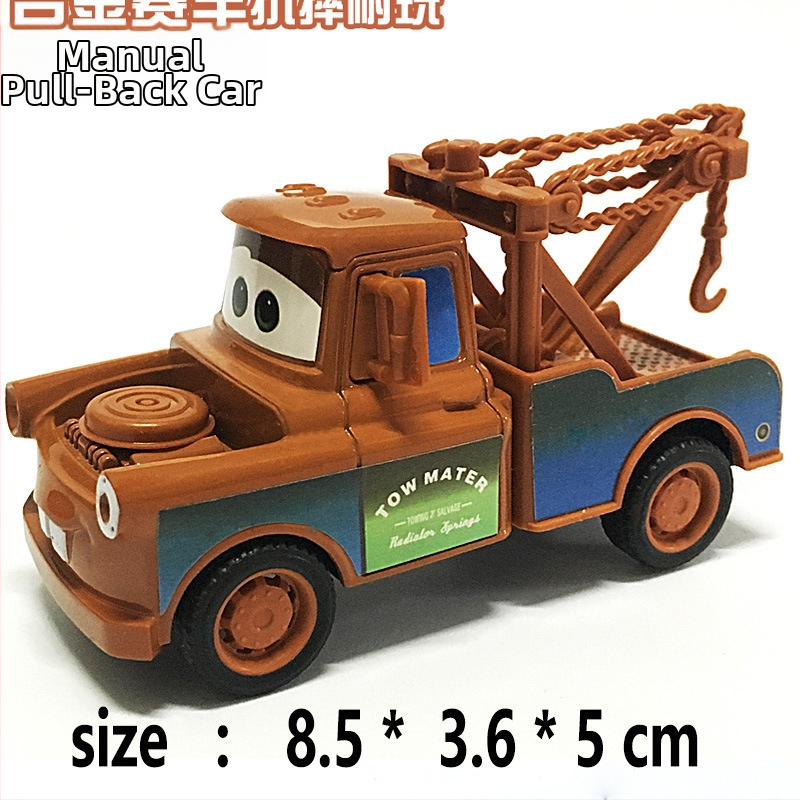Off-road detské kovové auto – statický závodný model, McQueen