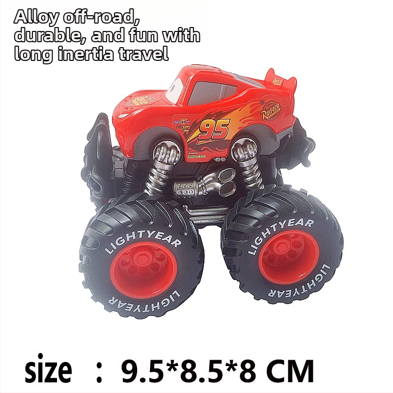 Off-road detské kovové auto – statický závodný model, McQueen