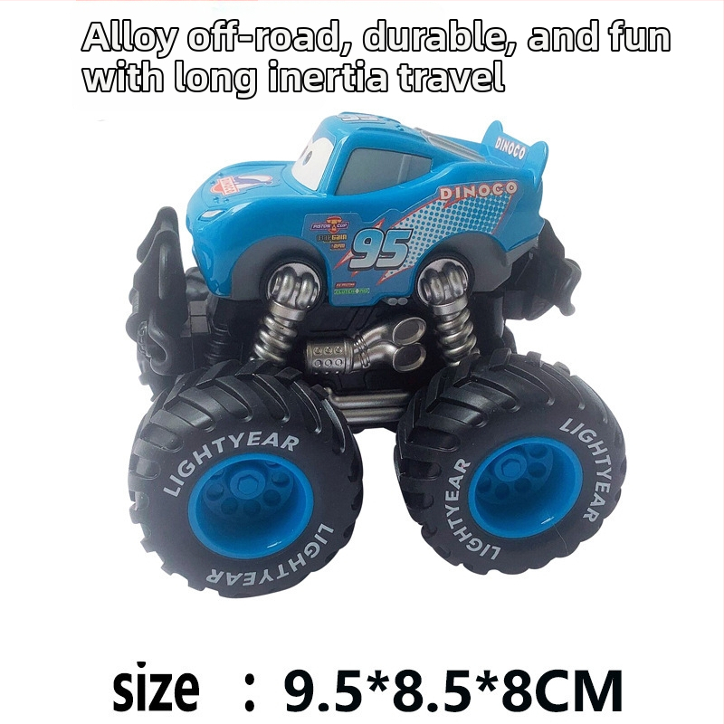 Off-road detské kovové auto – statický závodný model, McQueen
