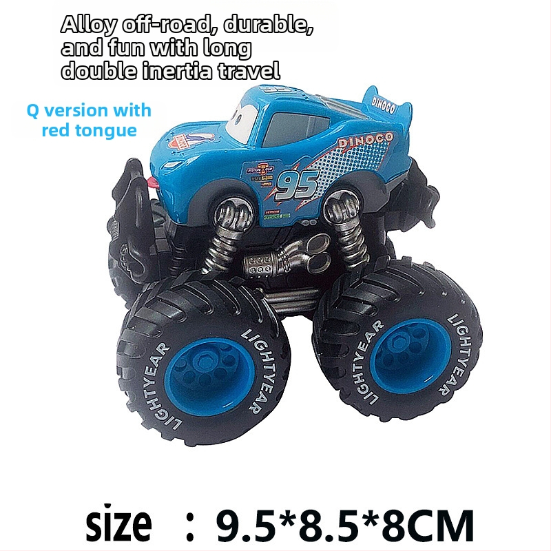 Off-road detské kovové auto – statický závodný model, McQueen