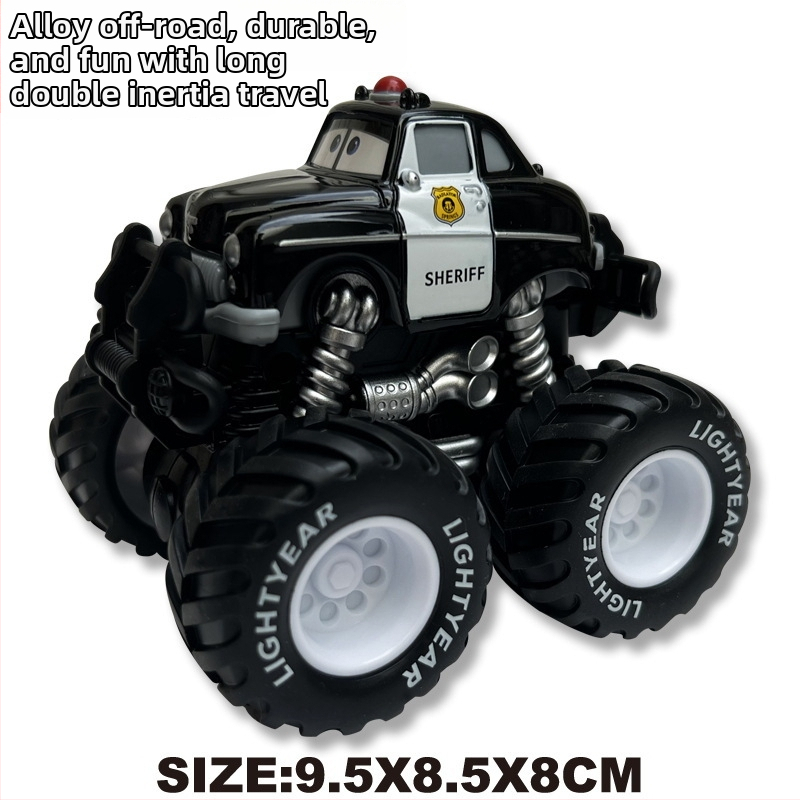 Off-road detské kovové auto – statický závodný model, McQueen
