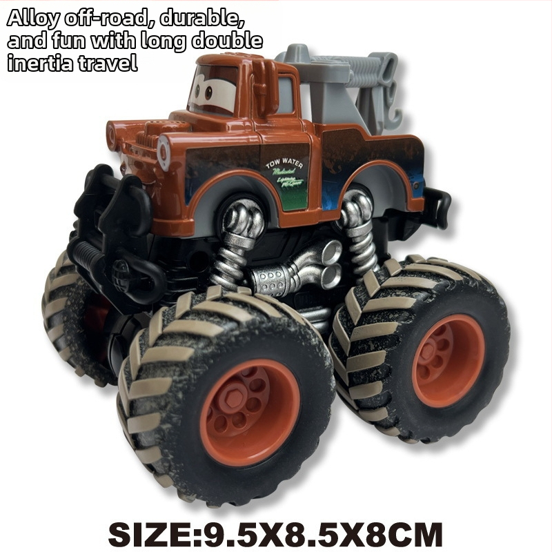 Off-road detské kovové auto – statický závodný model, McQueen