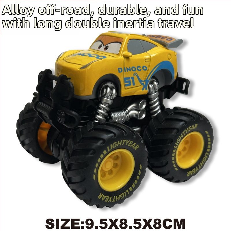 Off-road detské kovové auto – statický závodný model, McQueen