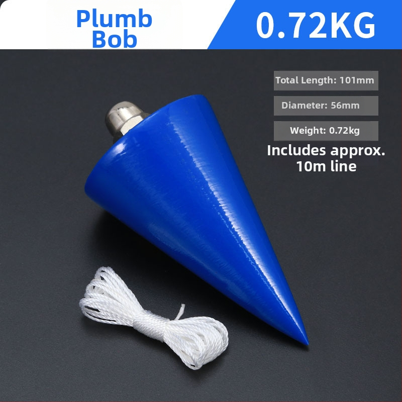 Sada závaží pre olovnicu – kužeľové závažia 2 kg a 10 kg