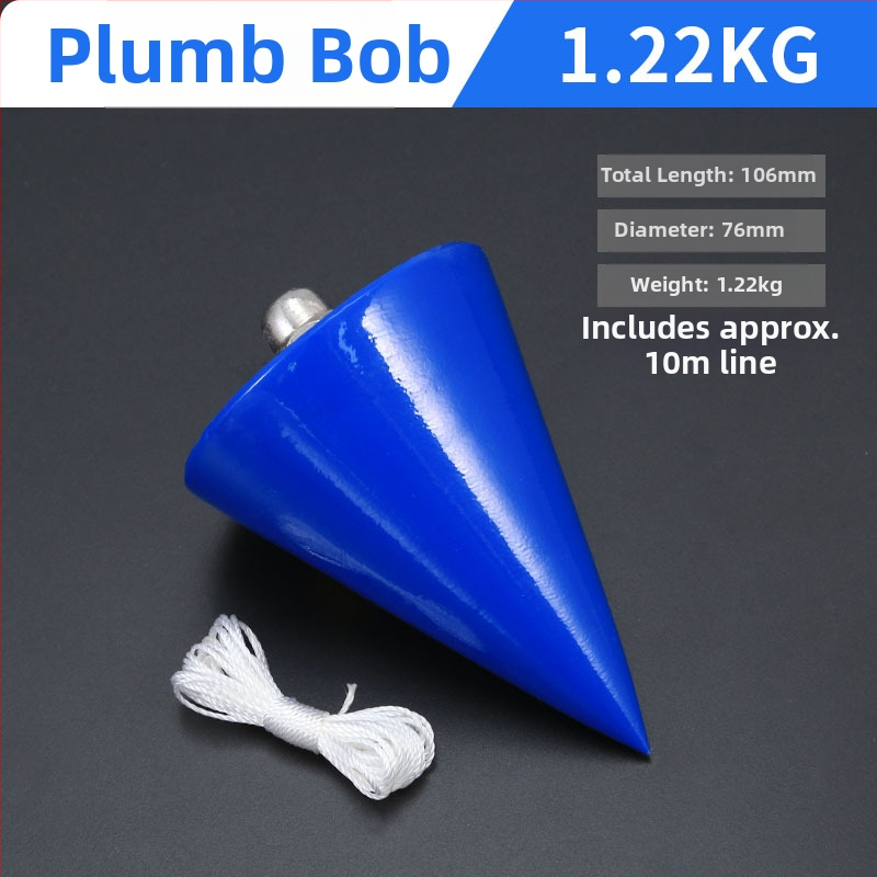 Sada závaží pre olovnicu – kužeľové závažia 2 kg a 10 kg