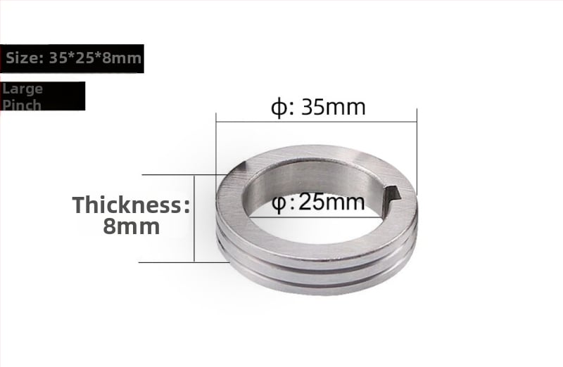 BINZEL DB.XB séria kolies na podávanie drôtu a vodiace/tlačné koliesko pre zváranie s ochranným plynom, priemer 0,8–1,6 mm, dĺžka 30 mm, Tuoyouxin
