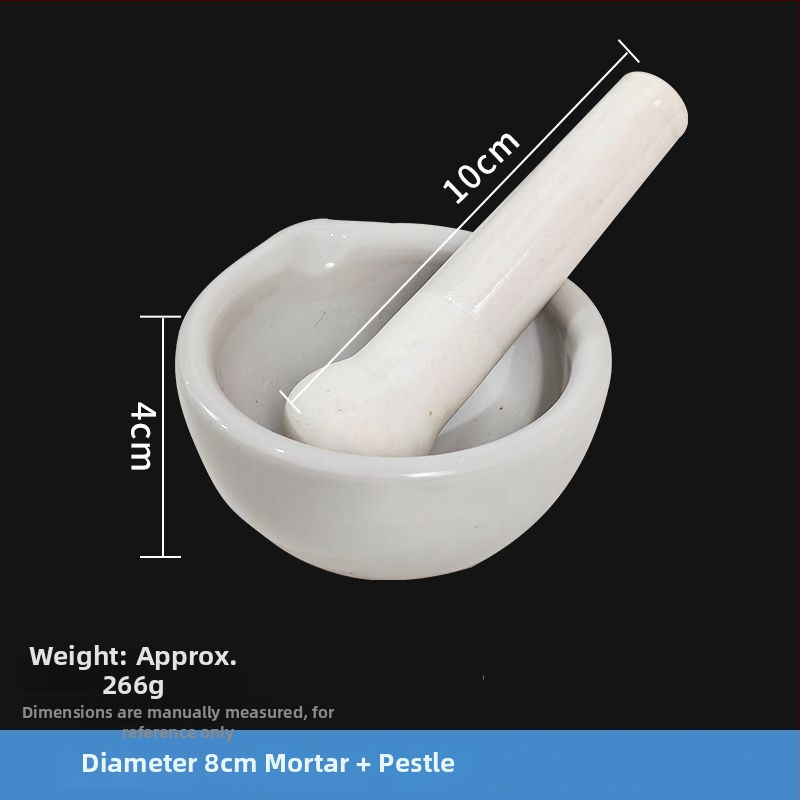 Keramický set mlynčeka na drvenie a paličky, rozmery 60–305 mm