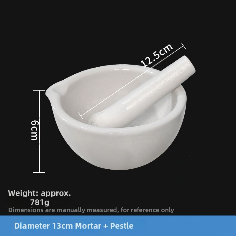 Keramický set mlynčeka na drvenie a paličky, rozmery 60–305 mm