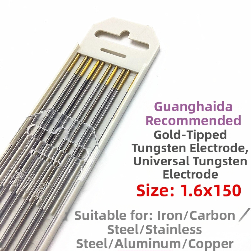 Nerezová oceľ volfrámová ihlová elektróda s červeným koncom, zváračské zariadenie, elektróda 1,6 mm, TIG horák 2,0/2,4 mm