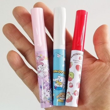 Crtićki, slatko japanski stil s tri oka – Cinnamoroll, Pudding Dog i Kuromi – prijenosne škare u obliku kemijske olovke za učenike, kod kuće i u uredu