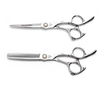 Kawamoto 6CR bearing visokokvalitetan set škara za salon s ravnim oštricama