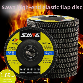 Flap disk za kutnu brusilicu, 100 x 16 mm, za brušenje nehrđajućeg čelika i drva, poliranje i brušenje