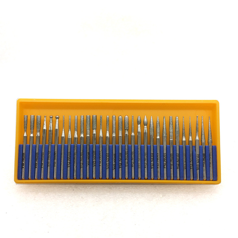 Yellow Box Dijamantno-legirana glava za brušenje, set od 30 komada