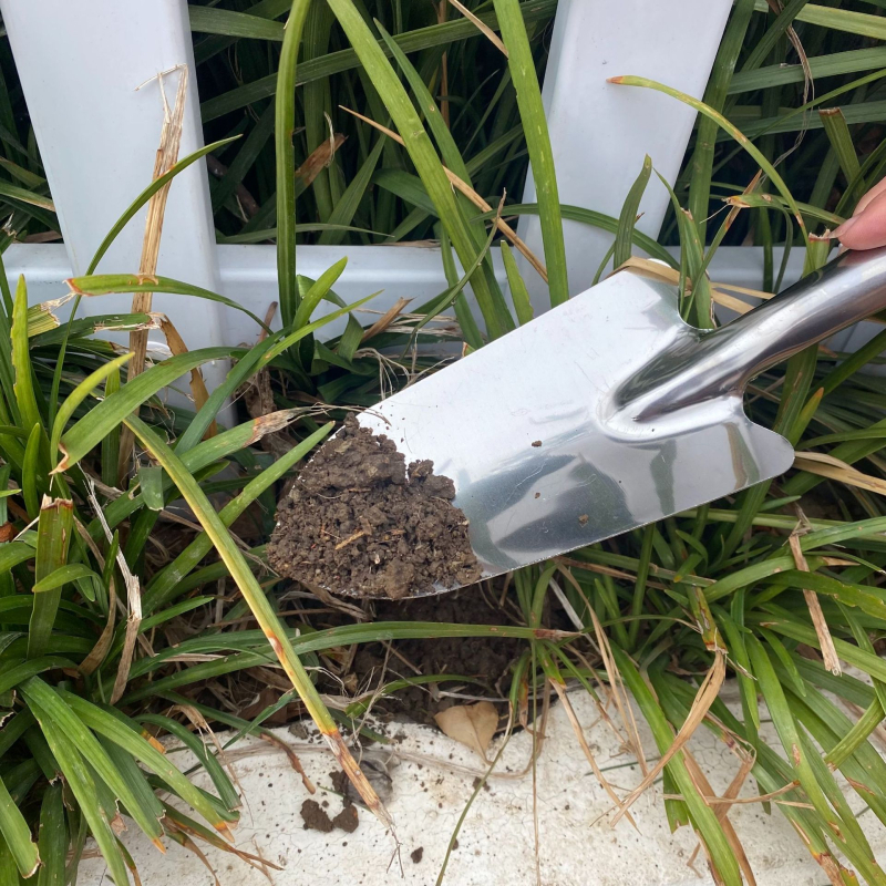 Integrirana lopata od nehrđajućeg čelika za vrtlarstvo i traženje na plaži