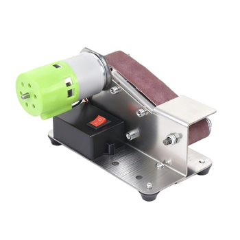 Компактен настолен шлайф: заточвач за ножове, мини лентошлайф и микро ъглошлайф за DIY