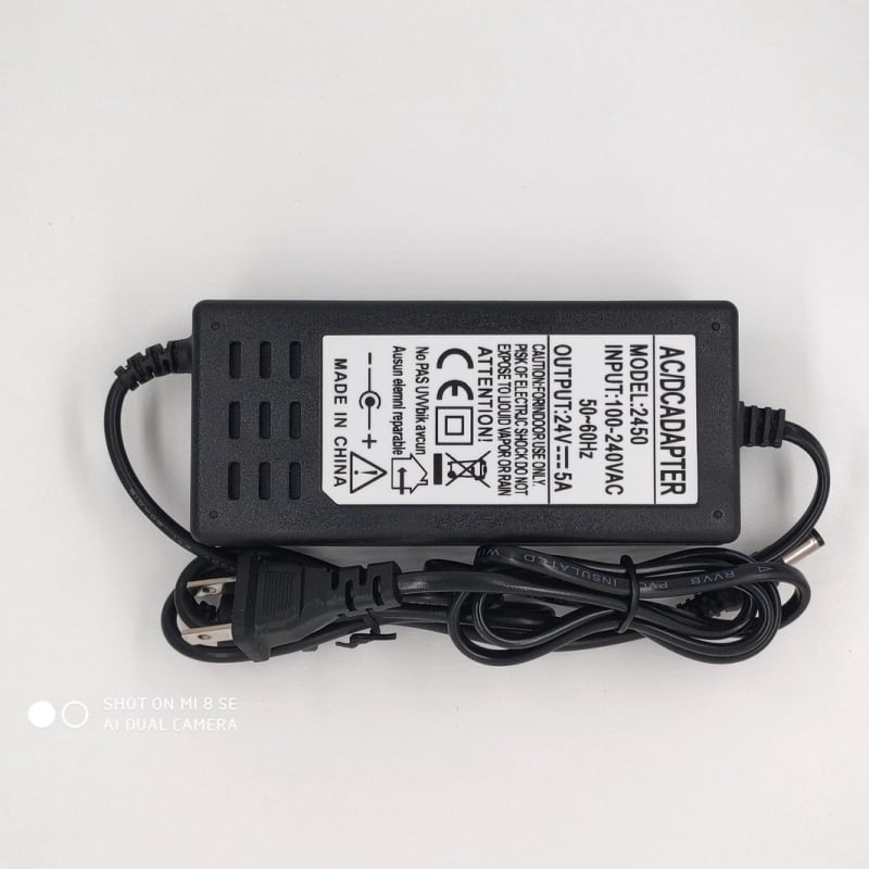 Višefunkcionalna tračna brusilica, oštrilica i brusilica s 24V 5A adapterom za bušilicu DIY
