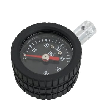 Mehanički mjerač tlaka za automobilske gume, raspon 0–60 psi, cinkova legura, s funkcijom oslobađanja zraka
