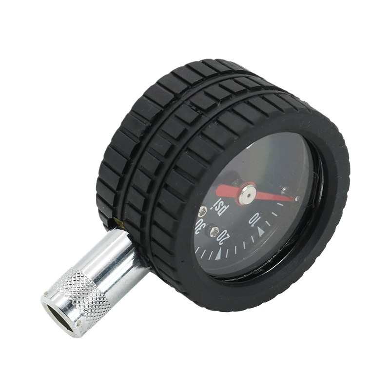 Mehanički mjerač tlaka za automobilske gume, raspon 0–60 psi, cinkova legura, s funkcijom oslobađanja zraka