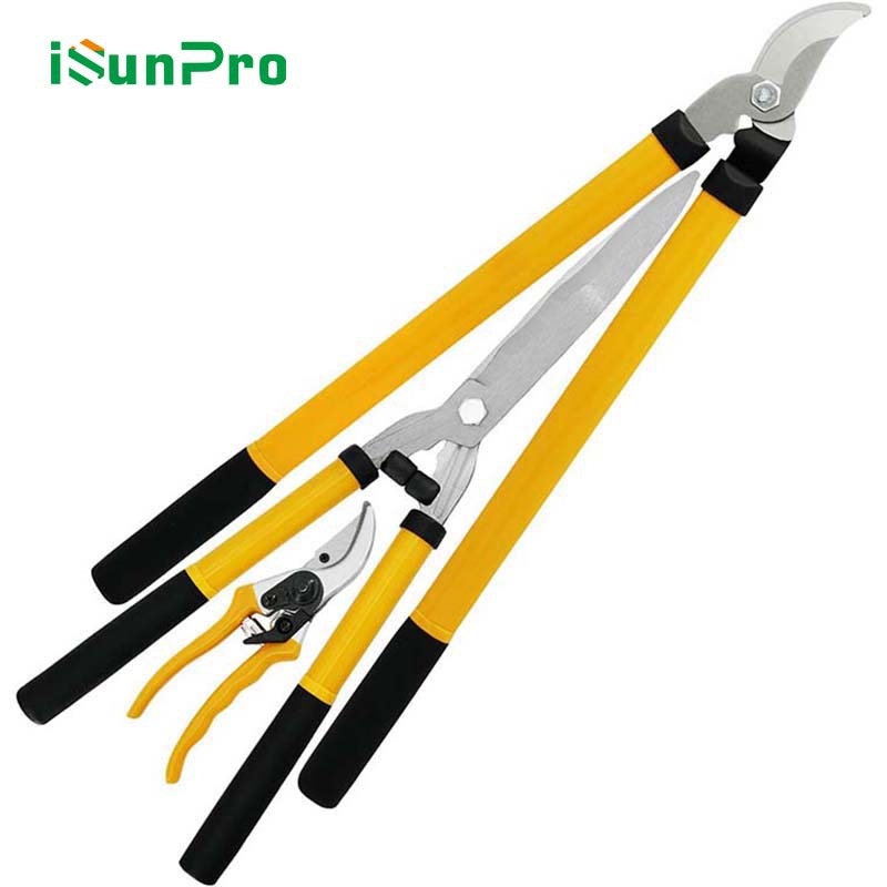 Isunpro 3-djelni set škare za obrezivanje za vrt i živicu, vrtne škare za kućnu upotrebu