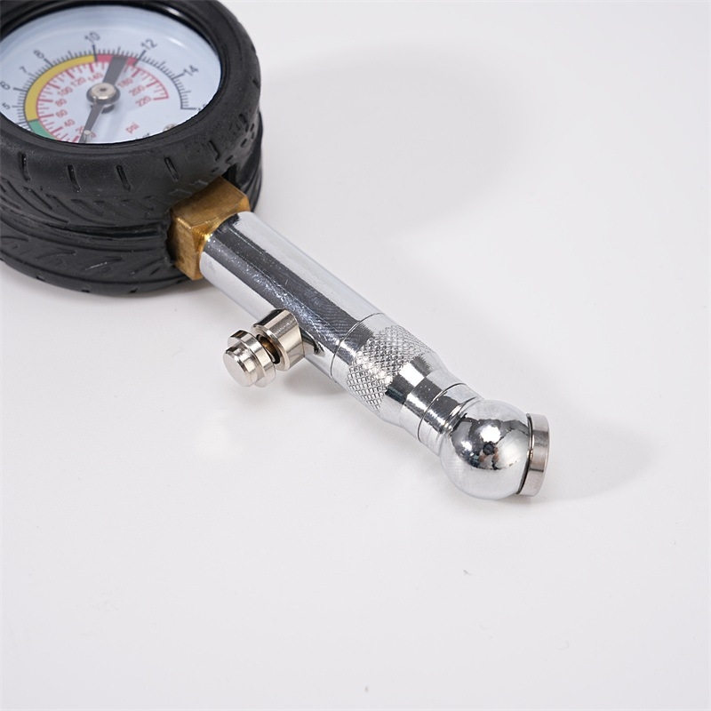 Mengnan Y40 Vysoko presný mechanický tlakomer na pneumatiky, kovový, nerezová oceľ, rozsah 0–60 psi