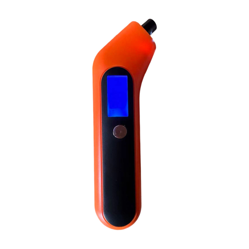 Digitálny tlakomer na pneumatiky s LCD displejom, nafukovacia pumpa, LED svetlo do auta, vlastné logo