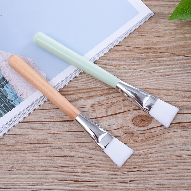 Puha műszálas maszk ecset az arcmaszk felviteléhez – DIY spa eszköz